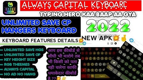 2022🔥FYTER KEYBOARD|SAVE UNLIMITED CLIP