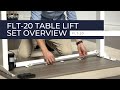 Adjustable Single Motor Standing Desk Frame | FLT-20 Overview | Progressive Automations