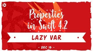 Lazy var properties in Swift 4.2 and Xcode 10 (EASY EXAMPLE)