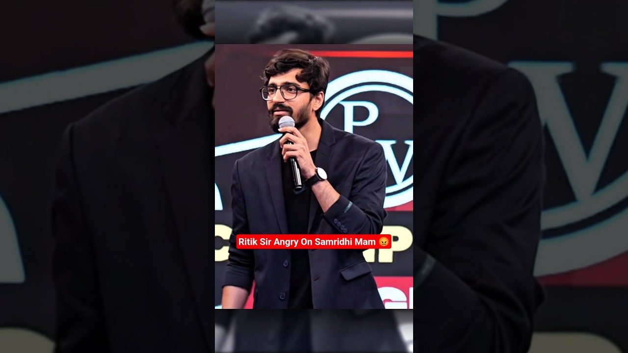 Ritik Sir Angry in Live 😡 