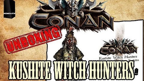Conan - Kushite Witch Hunters - Unboxing
