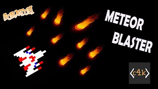 Meteor Blaster Game FULL Tutorial screenshot 5