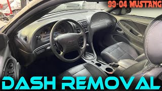 How to remove 99-04 Ford Mustang Dash - New Edge -