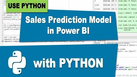 Sales Prediction Model with Python and Power BI