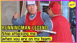 [RUNNINGMAN] Перестань нападать на меня, когда ты в моей команде.(ENGSUB)