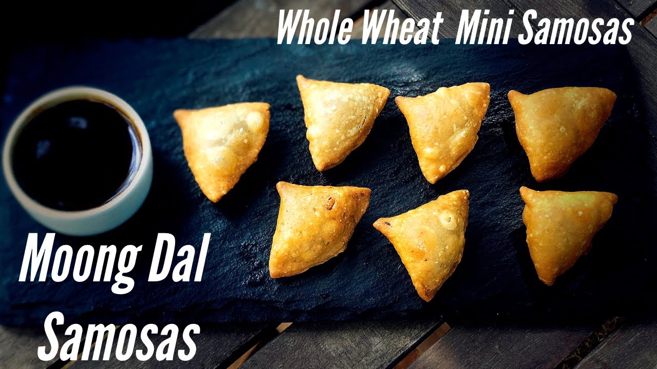 Moong Dal Samosas | Whole Wheat  Mini Samosas | Flavourful Food By Priya
