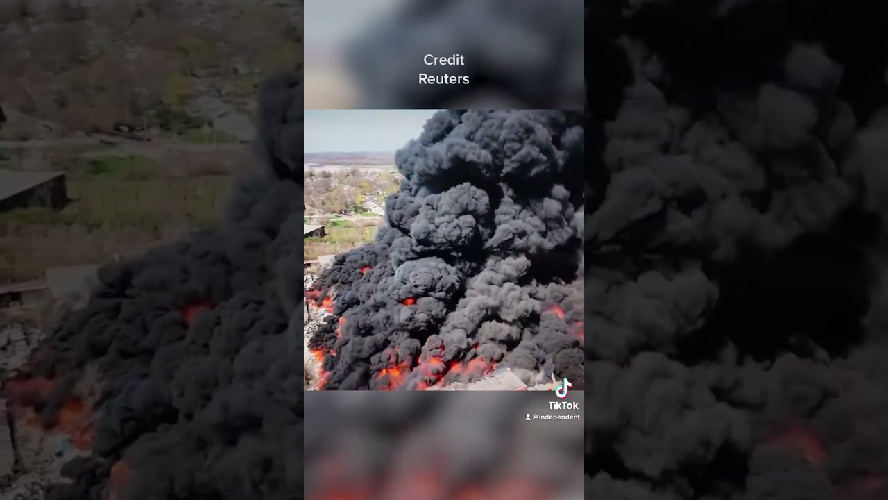 Toxic Smoke Plumes From Huge Fire At Recycling Plant Shorts
