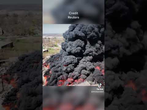 Toxic smoke plumes