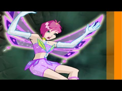 Tecna falls into the Omega portal (Nickelodeon Version) | Winx Club Clip