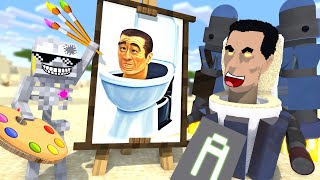 Drawing Skibidi Toilet - Minecraft Animation