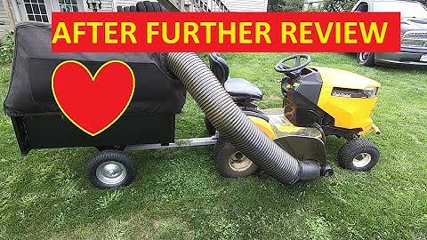 Can the Cub Cadet leaf Collection System Pick Up Grass (A Follow Up)