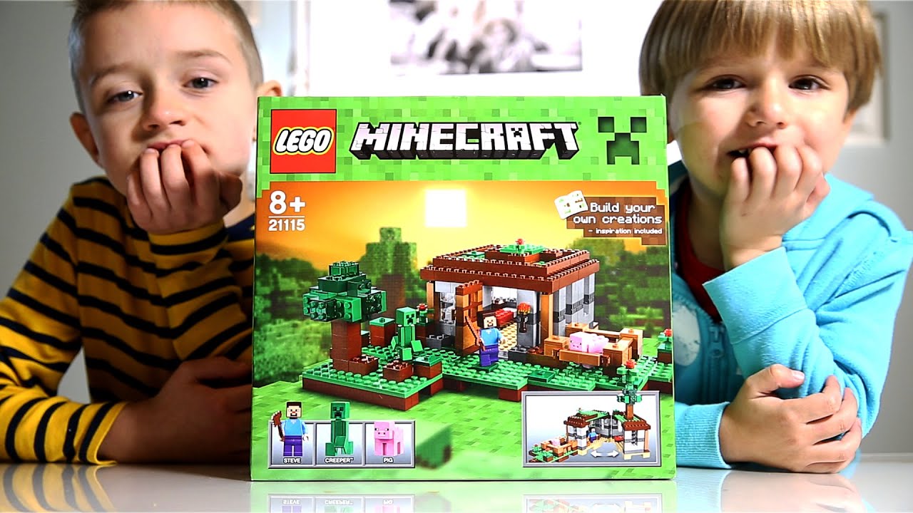 Lego Minecraft The First Night set 21115 - YouTube