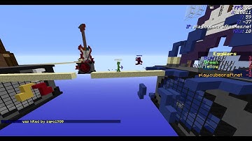 CubeCraft / EggWars / Hacker (Kill Aura and AntiKnockBack Hacks) / zapo1980