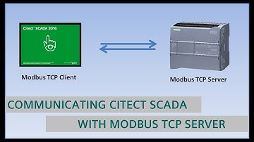 Citect SCADA - Communication with MODBUS TCP Server