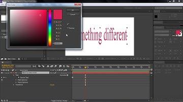 after effect tutorial Using Source Text Property   Changing Text Characteristics