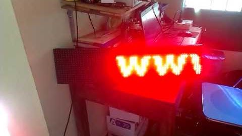 Điều khiển board led matrix P10 bằng mạch arduino P2