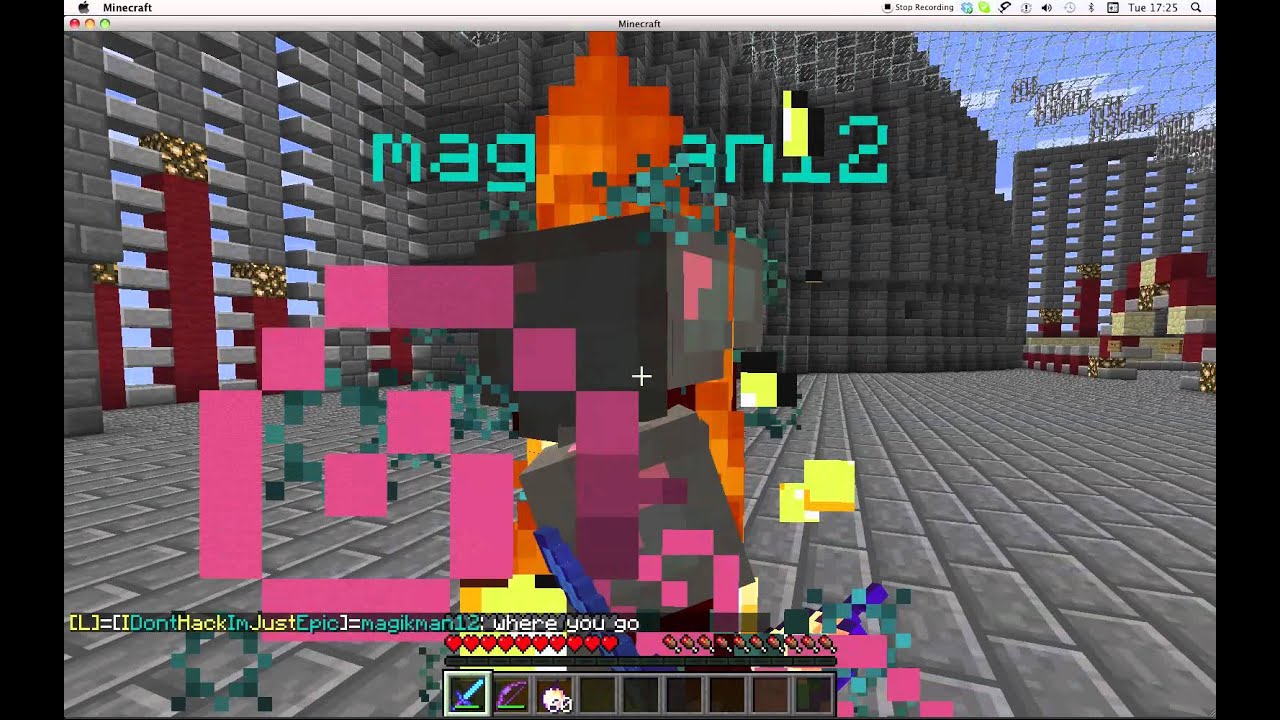 1v1 pvp'ing magikman12 - LOST