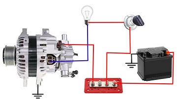 How to Connection 2 Pin Alternator | 2 Pin Alternator Wiring Diagram 