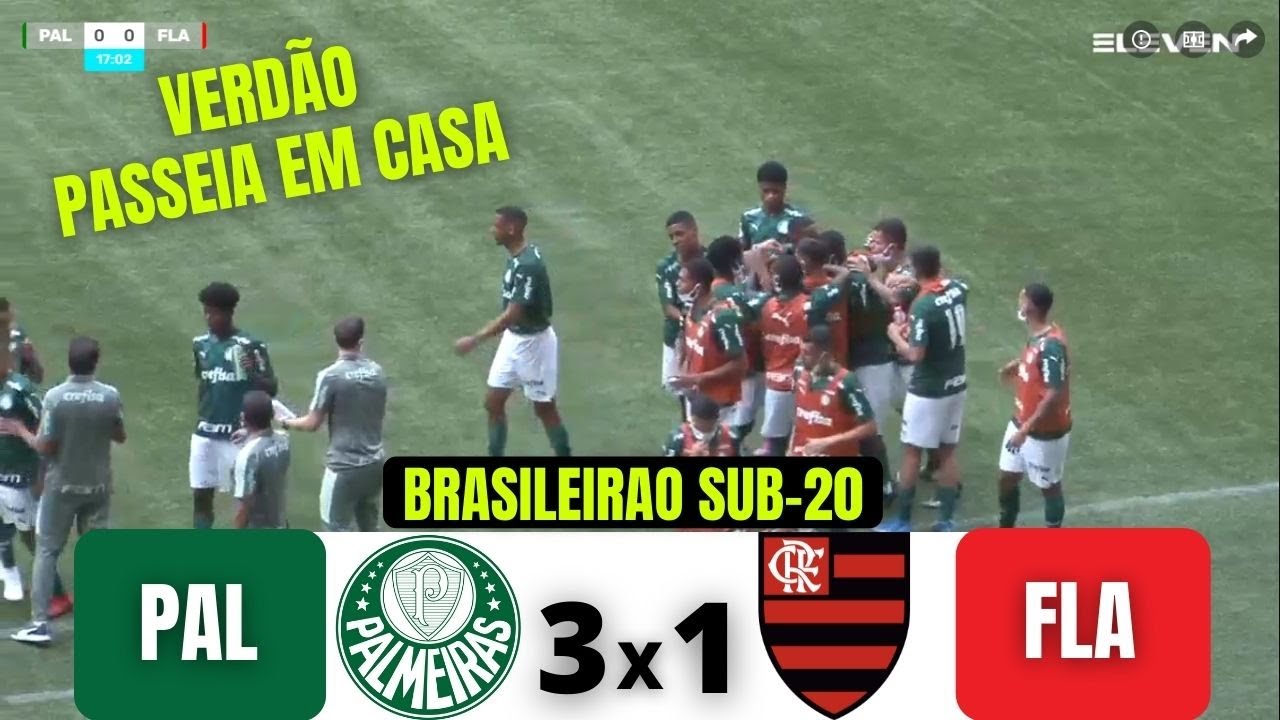 Como foi a final do Brasileirão Sub-20 entre Flamengo e Palmeiras