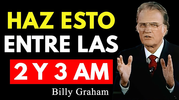 Si te despiertas entre las 2am y 3am, haz estas 3 cosas | Billy Graham