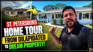 St. Petersburg Home Tour: From Dilapidated to Dream Property!(Under contract after 6 hrs on market!)