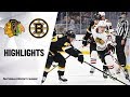 NHL Highlights | Blackhawks @ Bruins 12/5/19