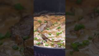 The Easiest Beef Stroganoff Recipe You’ll Ever Make! #shorts