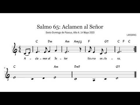 Salmo 65 Aclamen