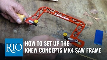 How to Set Up the Knew Concepts MK4 Saw Frame