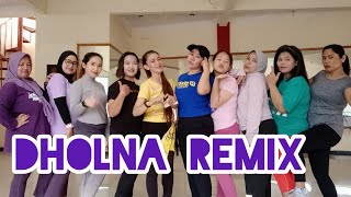 DHOLNA REMIX By Dj Zoya | Senam Kreasi India | Bollywood dance #senamnhsc #jogetindia #bollywood