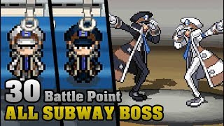 Pokémon Black & White - All Subway Boss Battles (30 BP)
