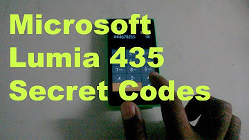 Microsoft Lumia 435 Secret Codes