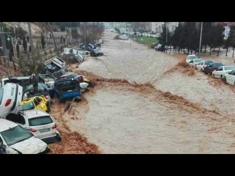 A terrible disaster hit Iran! 130 villages are on lockdown after severe floods in Kerman