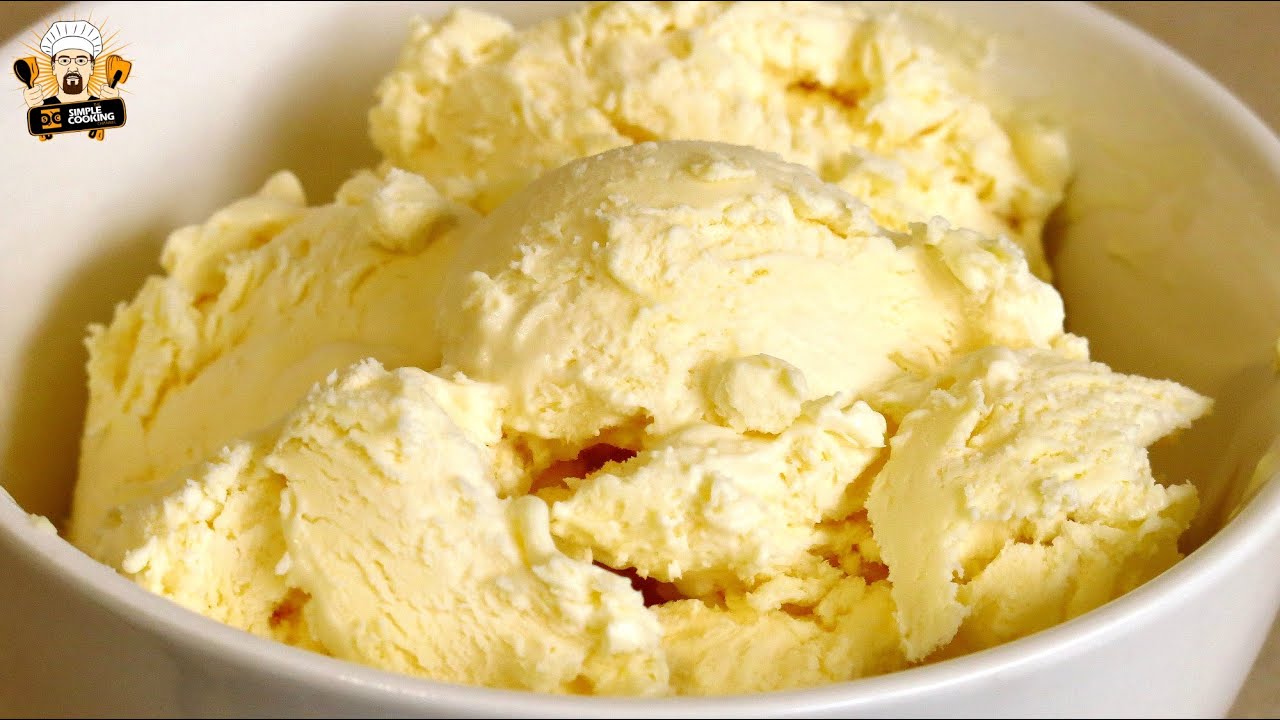 2 INGREDIENT HOMEMADE ICE CREAM RECIPE | SimpleCookingChannel