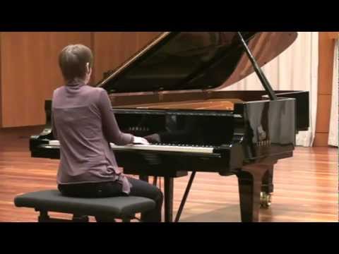 Nataliya Kudritskaya is playing piano