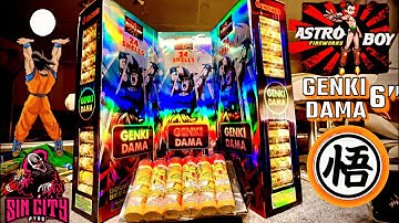 GENKI DAMA 6” [ASTROBOY FIREWORKS] [Double Break Shells]  NEW FOR 2024