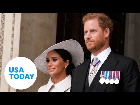 Meghan Markle and Prince Harry attend service for Queen Elizabeth II | USA TODAY