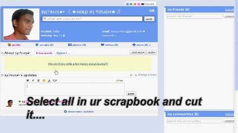 How to Add song in Orkut profile