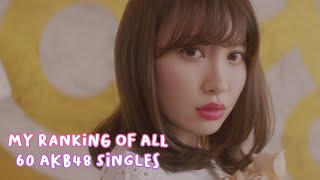 ranking all 60 akb48 singles! (OLD)
