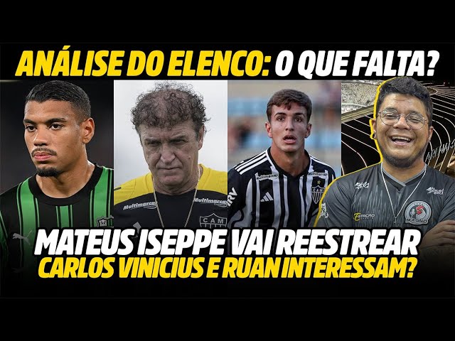 O QUE FALTA NO ELENCO DO GALO? • ATACANTE E ZAGUEIRO NA MIRA? • ISEPPE ESTÁ PRONTO! | CAFÉ COM GEVES