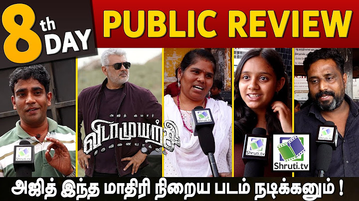😮 typical மகிழ் திருமேனி படம் ! | Day 8 | Vidaamuyarchi Public Review | Ajith Kumar