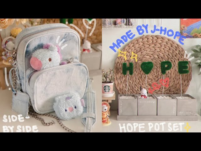 BTS j-hope's Side by Side Mini Bag and Hope Pot set: Where to buy, release  date, and more about the Artist-Made collection