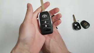 Переделка ключа Toyota Corolla, Avensis в выкидной.