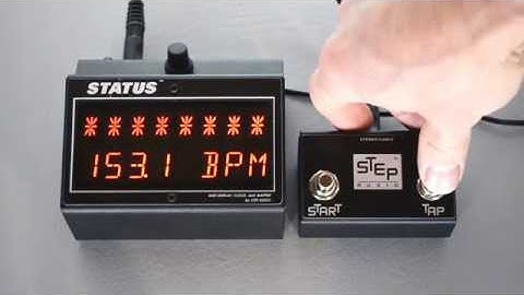 STATUS MIDI Display | MIDI Clock Tempo Controls explained | by Step Audio