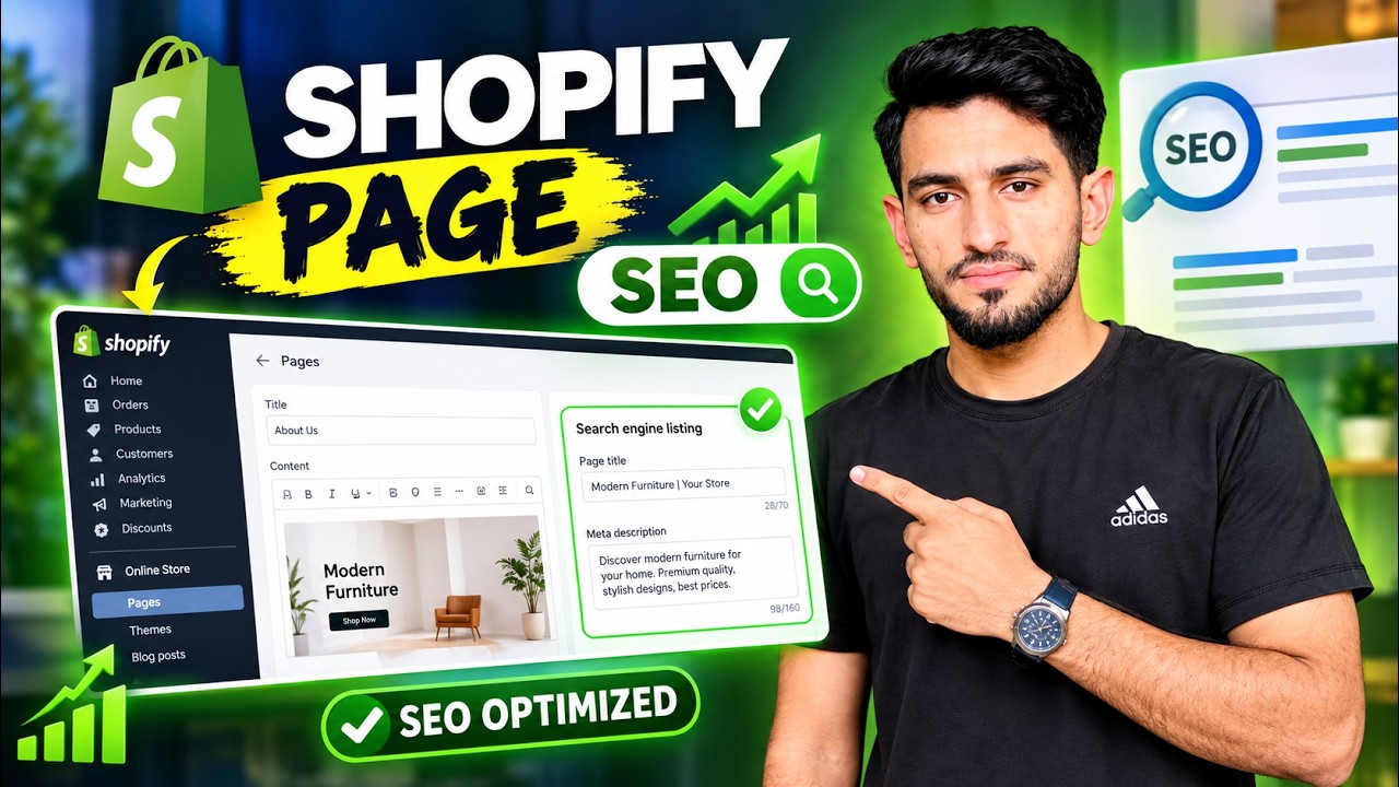How to Create a Shopify Page with SEO Optimization (Step-by-Step) | Shopify SEO