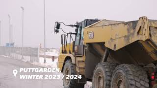 Fehmarnbelt-Tunnel - Baustelle Puttgarden Winter 2023/2024