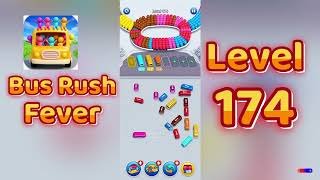 Bus Rush Fever Level 174 Walkthrough 🚍🔥 | Fun Traffic Puzzle Challenge | Mini Boss screenshot 5