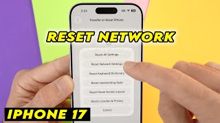 iPhone 17 : How to Reset The Network Settings (Wifi-Bluetooth-Cellular Network)