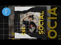 Cara membuat foto social post keren di android pixellab - Bimtutorial#11