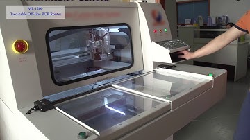 ML-1200 Two table Off line PCB Router